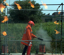 noleggio campo addestramento antincendio